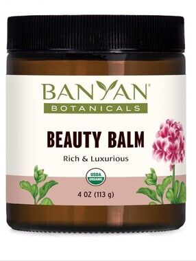NIB Banyan Botanicals Beauty Balm Organic Face & Body Moisturizer Shatavari $26